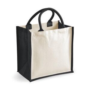 Westford mill WM421 - Printer's midi jute tas Black