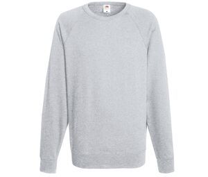 Fruit of the Loom SC360 - Lichtgewicht Raglan Sweatshirt Heather Grey