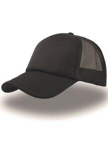 Atlantis AT011 - Rapper Cap Black/Black