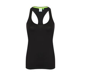 Tombo TL506 - Dames racer back vest Black