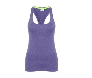 Tombo TL506 - Dames racer back vest Purple Marl