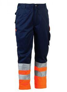 Herock HK012 - OLYMPUS Reflecterende Werkbroek Navy/Fluorescent Orange