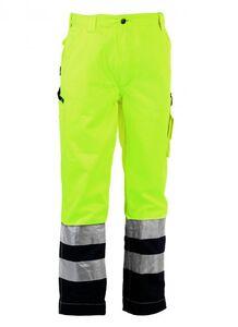 Herock HK012 - OLYMPUS Reflecterende Werkbroek Fluorescent Yellow/Navy