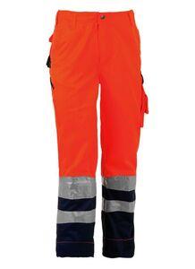 Herock HK012 - OLYMPUS Reflecterende Werkbroek Fluorescent Orange/Navy