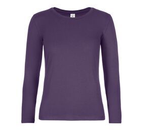 B&C BC08T - #E190 Dames LSL Urban Purple