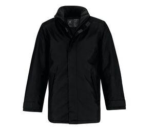 B&C BC332 - Gevoerde herenparka Black