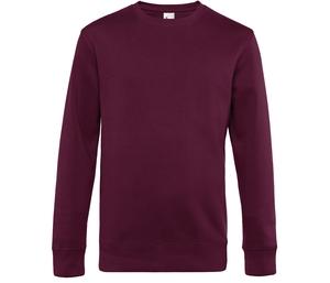 B&C BCU01K - Straight Sleeve Sweatshirt 280 KING Dark Cherry