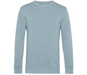 B&C BCU31B - Organic Round Neck Sweatshirt Blue Fog