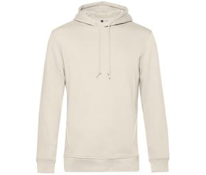 B&C BCU33B - Organic Hoodie Heren Off White