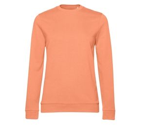 B&C BCW02W - Dames crewneck Melon Orange