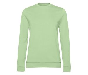 B&C BCW02W - Dames crewneck LIGHT JADE