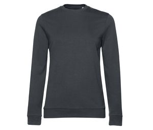 B&C BCW02W - Dames crewneck Asphalt