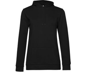 B&C BCW04W - Hoodie # woman Black Pure