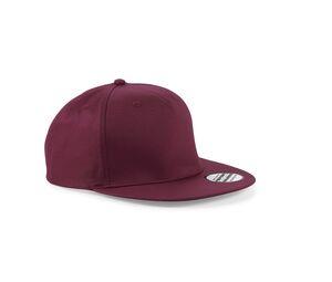 Beechfield BF610 - 5 Paneel Snapback Rapper Pet Burgundy