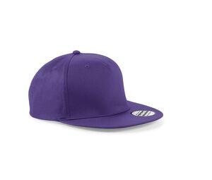 Beechfield BF610 - 5 Paneel Snapback Rapper Pet Purple