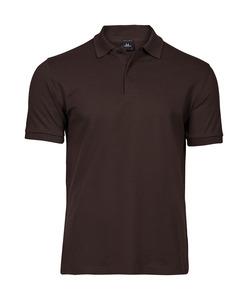 Tee Jays TJ1405 - Luxury stretch polo Men Chocolate