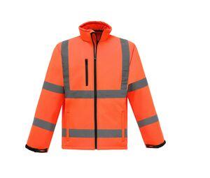 Yoko YKK09 - Softshell jas met hoge zichtbaarheid Hi Vis Orange