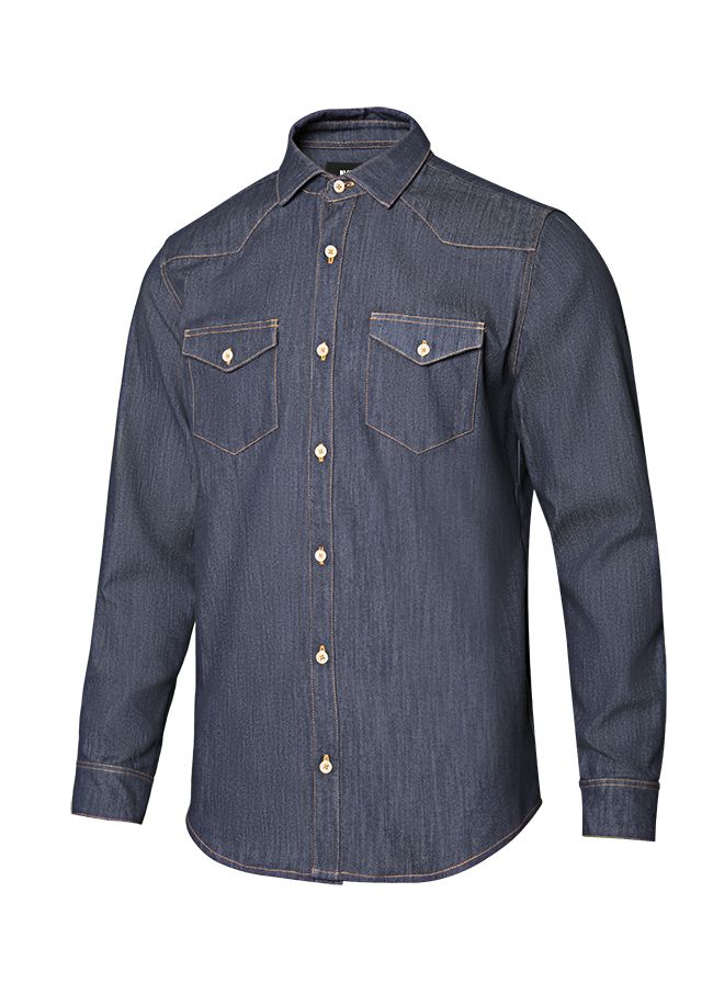 Velilla 405006S - MEN'S LS DENIM SHIRT