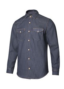 Velilla 405006S - MEN'S LS DENIM SHIRT Denim