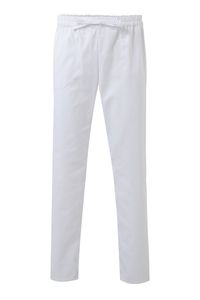 Velilla 533001 - SCRUB TROUSERS White