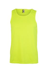 Mukua MK525V - TECHNICAL TANK TOP FLÚOR YELLOW