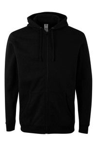 Mukua SF270U - ZIPPED HOOD SWEATSHIRT Black