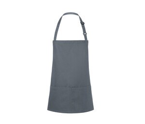 KARLOWSKY KYBLS6 - SHORT BIB APRON BASIC WITH BUCKLE AND POCKET