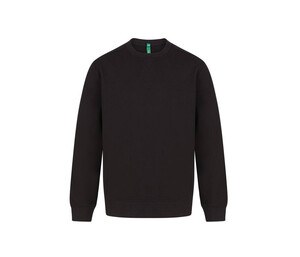 HENBURY HY840 - UNISEX SUSTAINABLE SWEATSHIRT Black