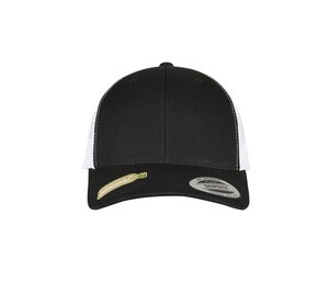 FLEXFIT 6606RT - CLASSICS RECYCLED RETRO TRUCKER CAP 2-TONE Black / White