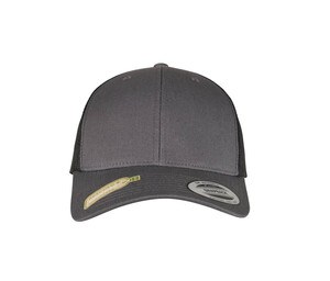 FLEXFIT 6606RT - CLASSICS RECYCLED RETRO TRUCKER CAP 2-TONE Charcoal/Black