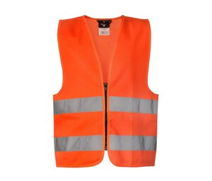 KORNTEX KX100 - SAFETY VEST FOR KIDS WITH ZIPPER