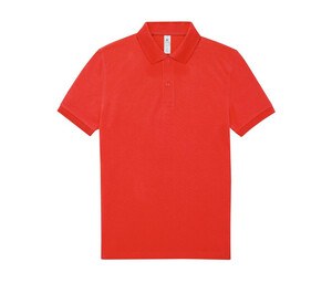 B&C BCU424 - Short-sleeved fine piqué poloshirt