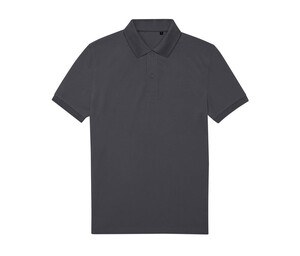 B&C BCU428 - Men's 65/35 recycled polyester poloshirt Dark Grey