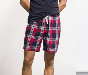 SF Men SF082 - MENS TARTAN LOUNGE SHORTS